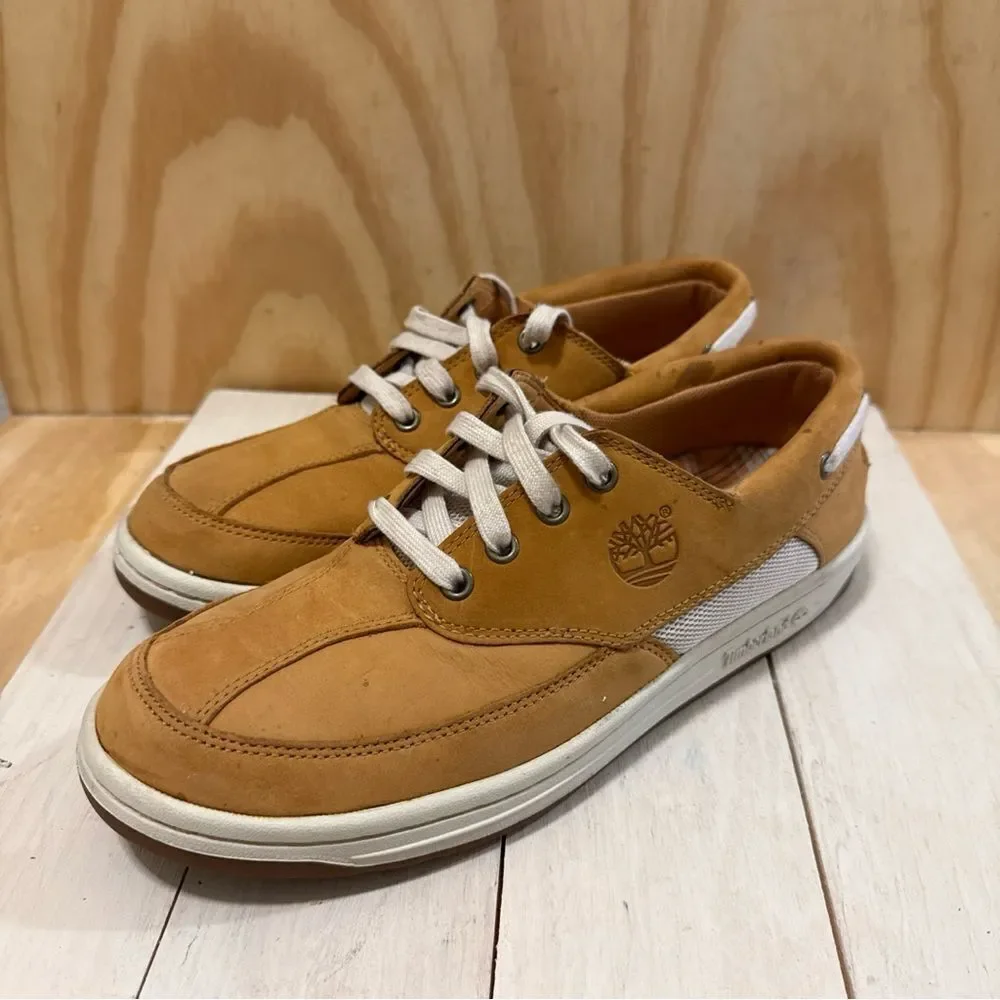 Timberland King Spoke Men's Boat Shoes Wheat Size 9